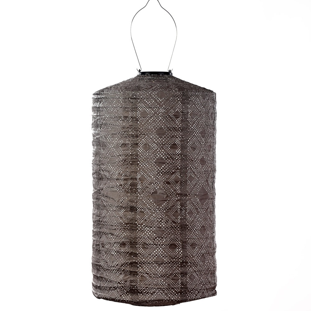 Lumiz solar lampion Mosaic Taupe Cylinder Nr. 67