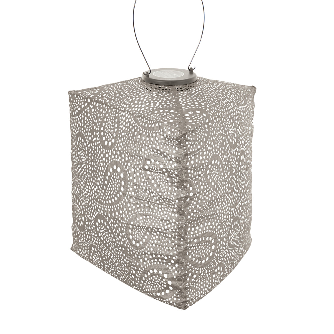 Lumiz Solar lampion Triangle paisley light taupe Nr. 71