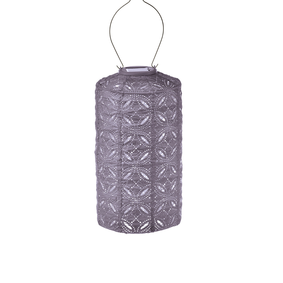 Lumiz Solar lampion Cylinder mandala mauve purple Nr. 74
