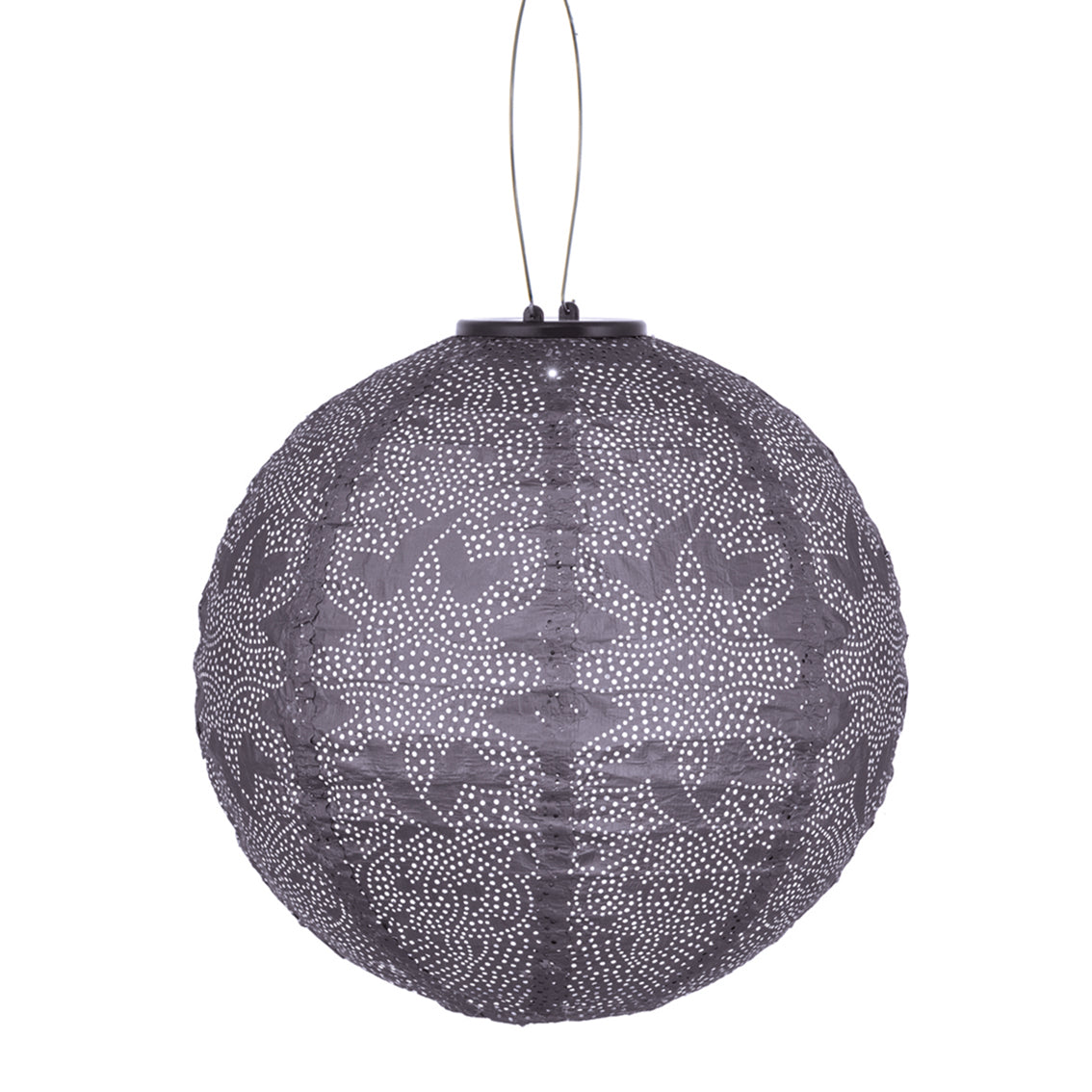 Lumiz Solar lampion Round marakesh mauve purple Nr. 79