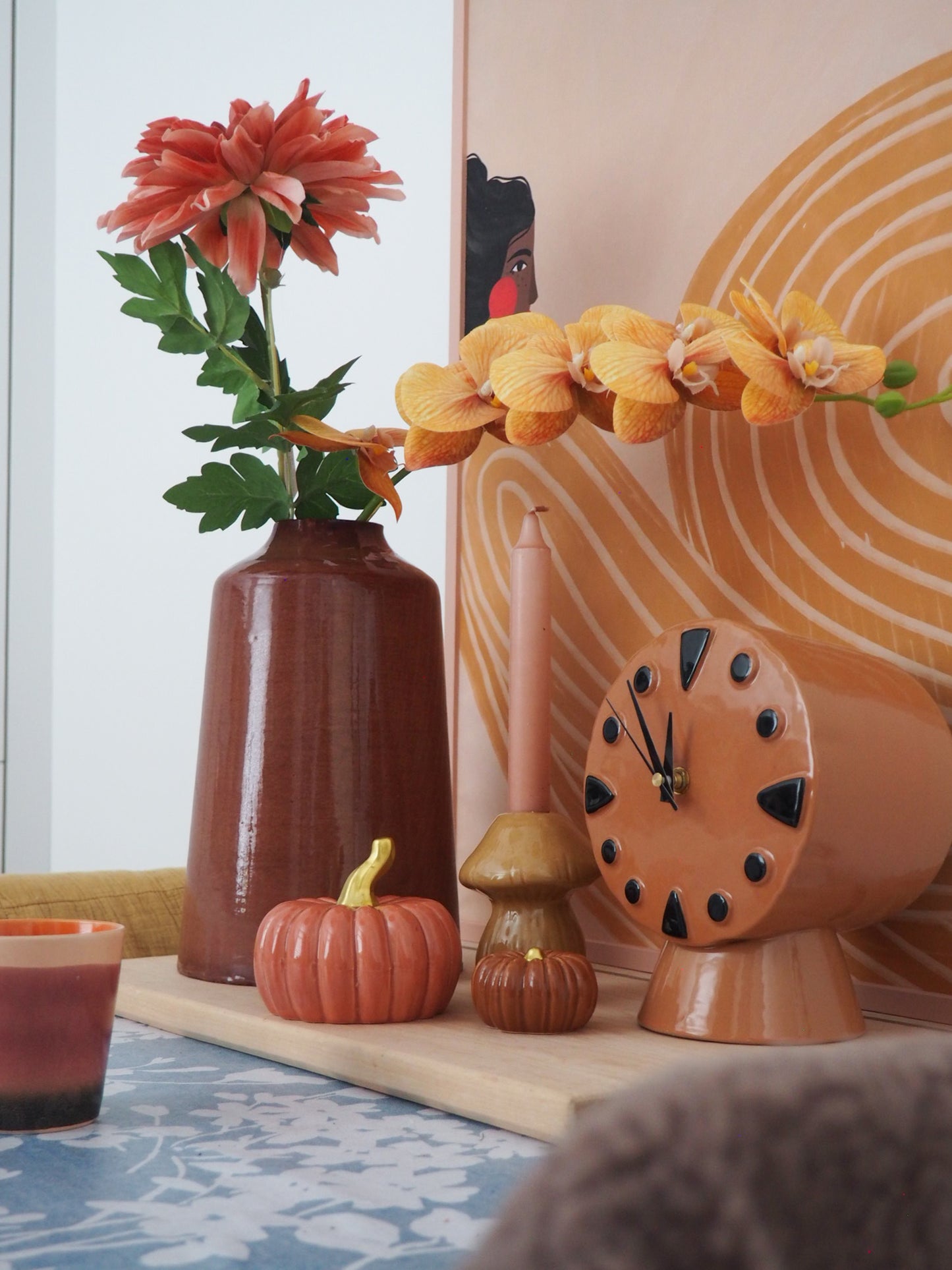 Metalen vaas Amber
