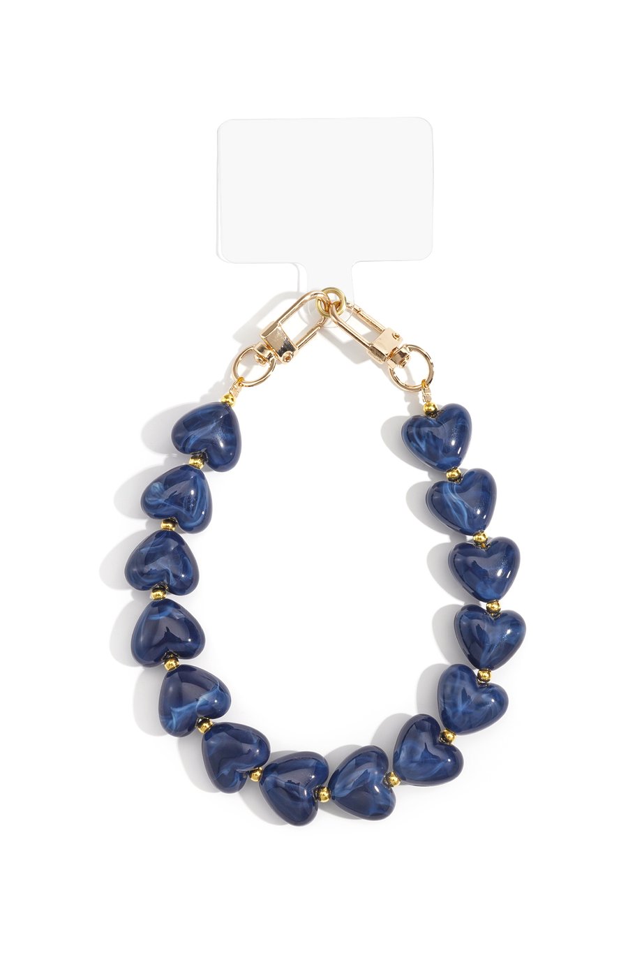Phone cords Heart Casual Acrylic Donkerblauw
