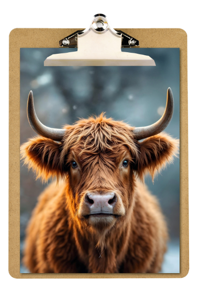 Posters A5 Schotse hooglander