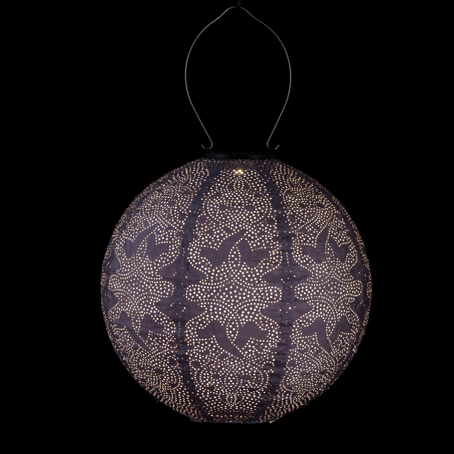 Lumiz Solar lampion Round marakesh mauve purple Nr. 79