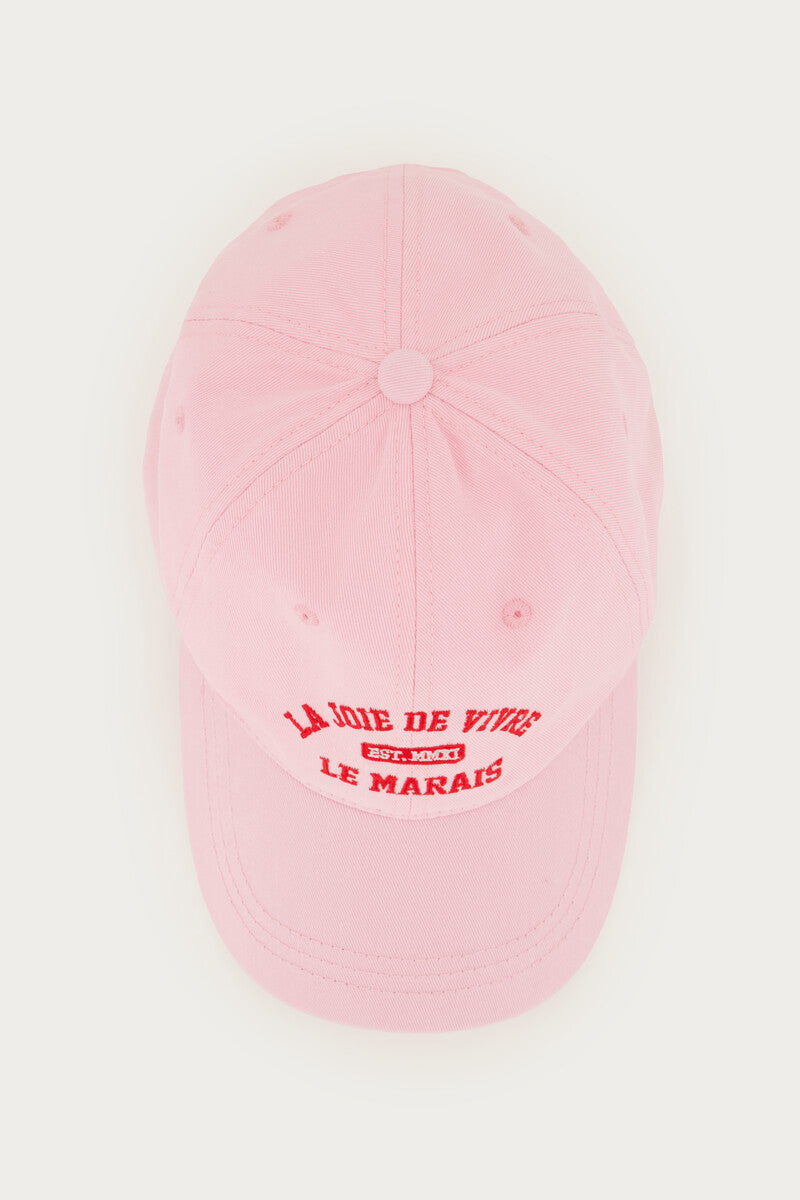 Roze pet "La joie de vivre"