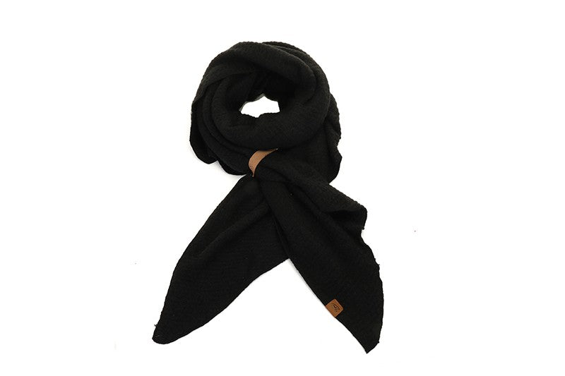 Saalbach sjaal black