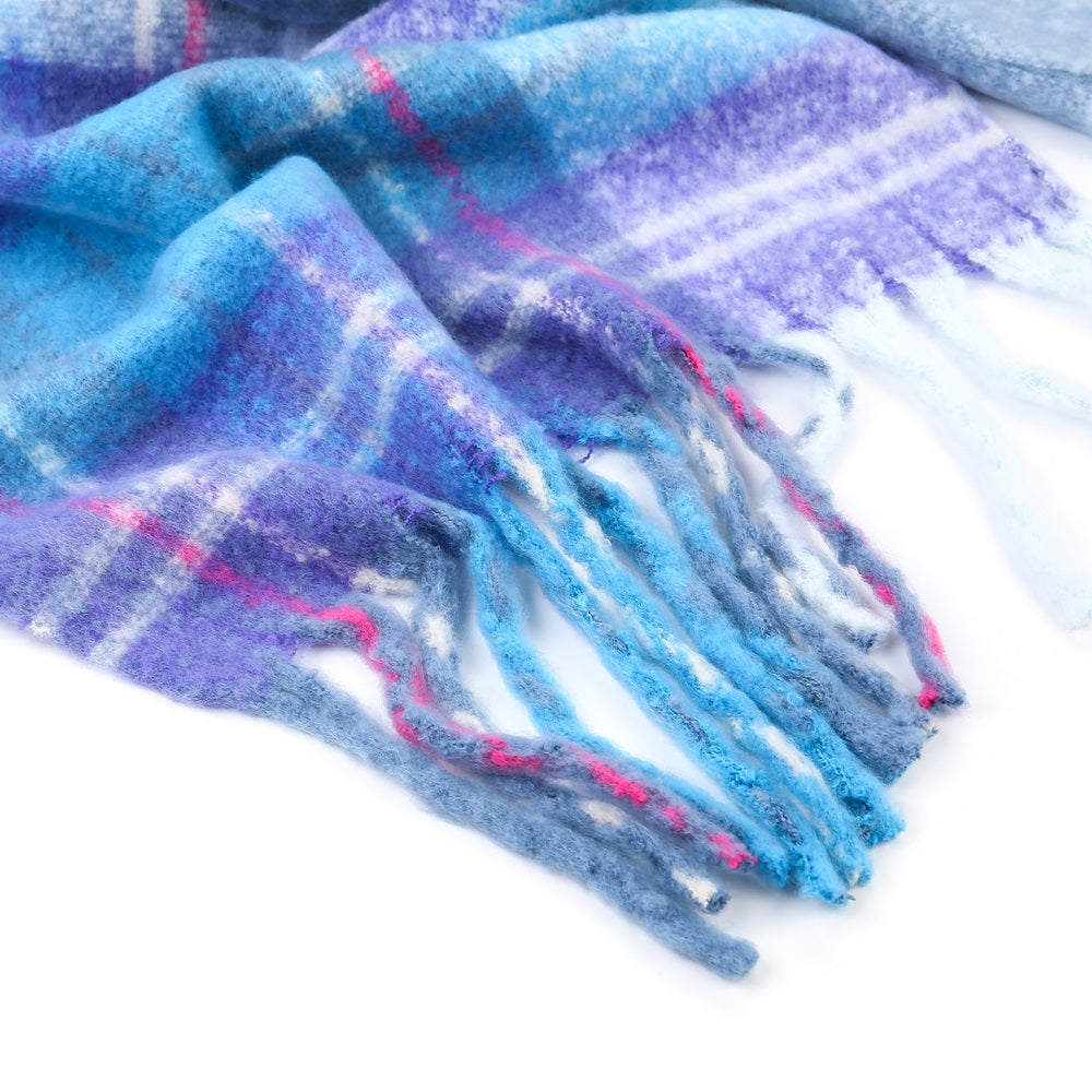 Sjaal Amy Blauw streep