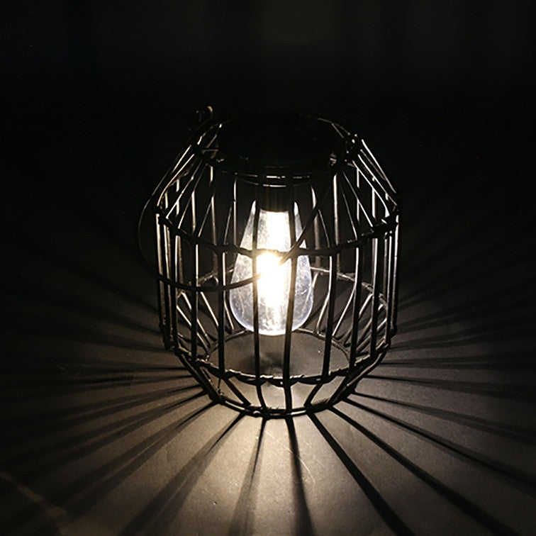 Solar lamp hangend LED Kalita L zwart
