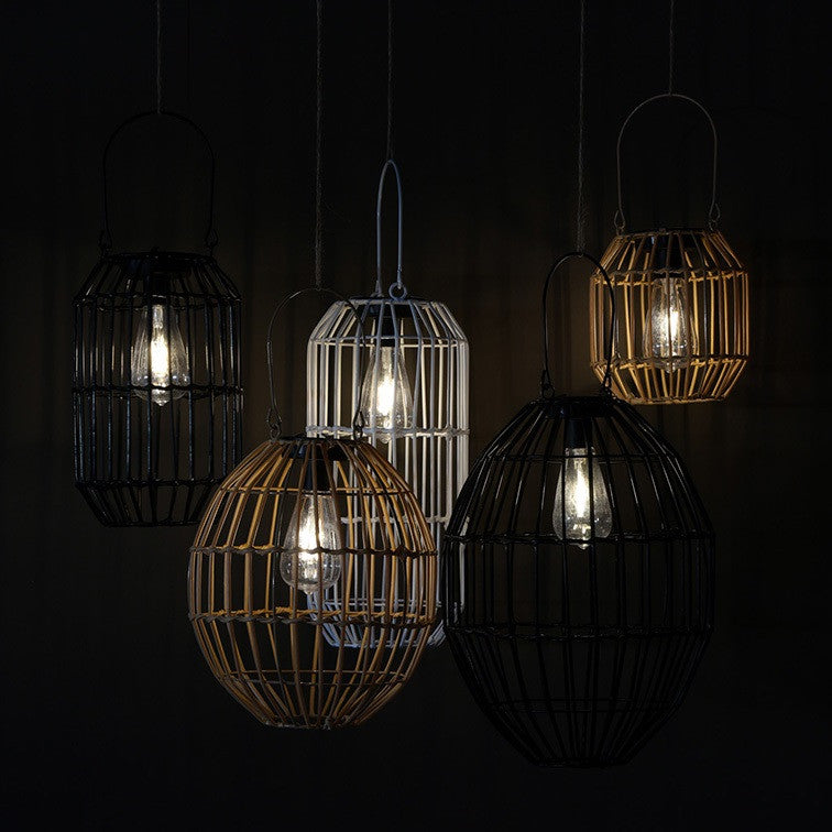 Solar lamp hangend LED Kalita M zwart