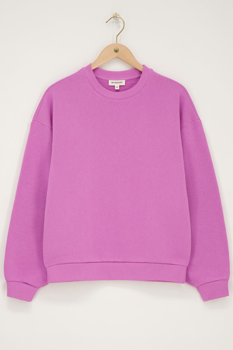 Sweater "Fleur sauvage" Roze