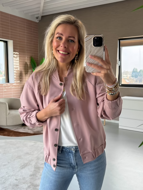 Sweet Jewellery Jasje Fayenne Oud roze