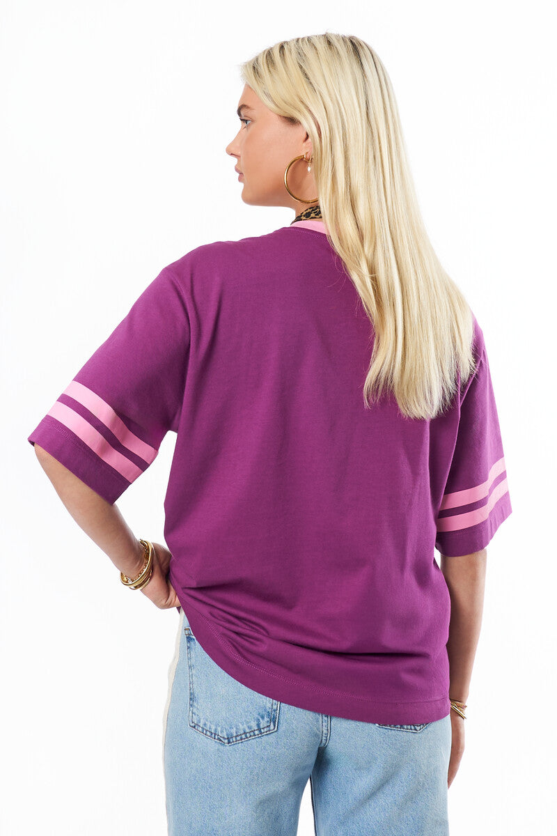 T-shirt "5th Avenue" Paars