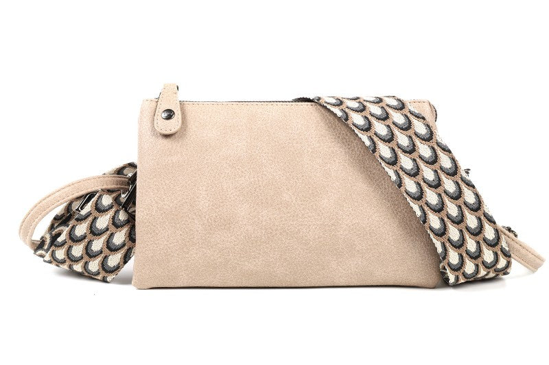 Taupe New York schoudertasje OLT10371