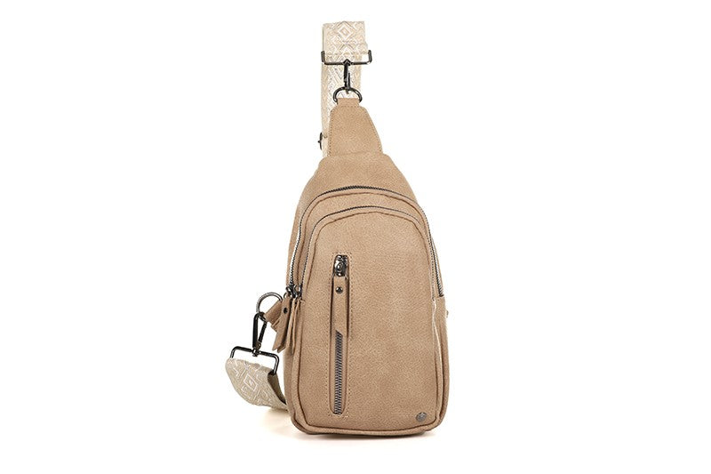 Taupe crossbodytas Mattie