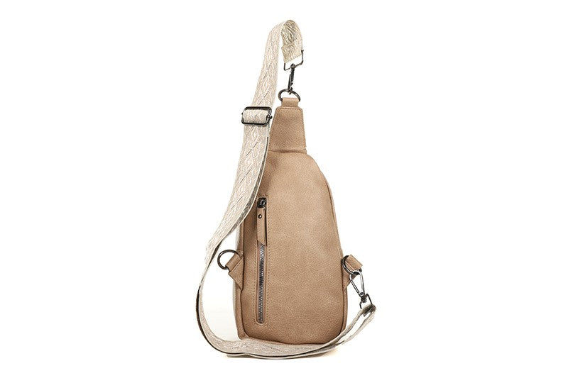 Taupe crossbodytas Mattie