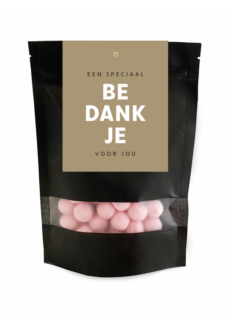 Toffee ballen Bedankje toffee