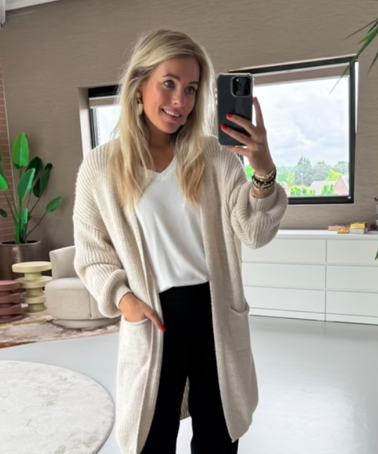 Vest Meia Beige
