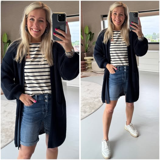 Vest Meia Donkerblauw
