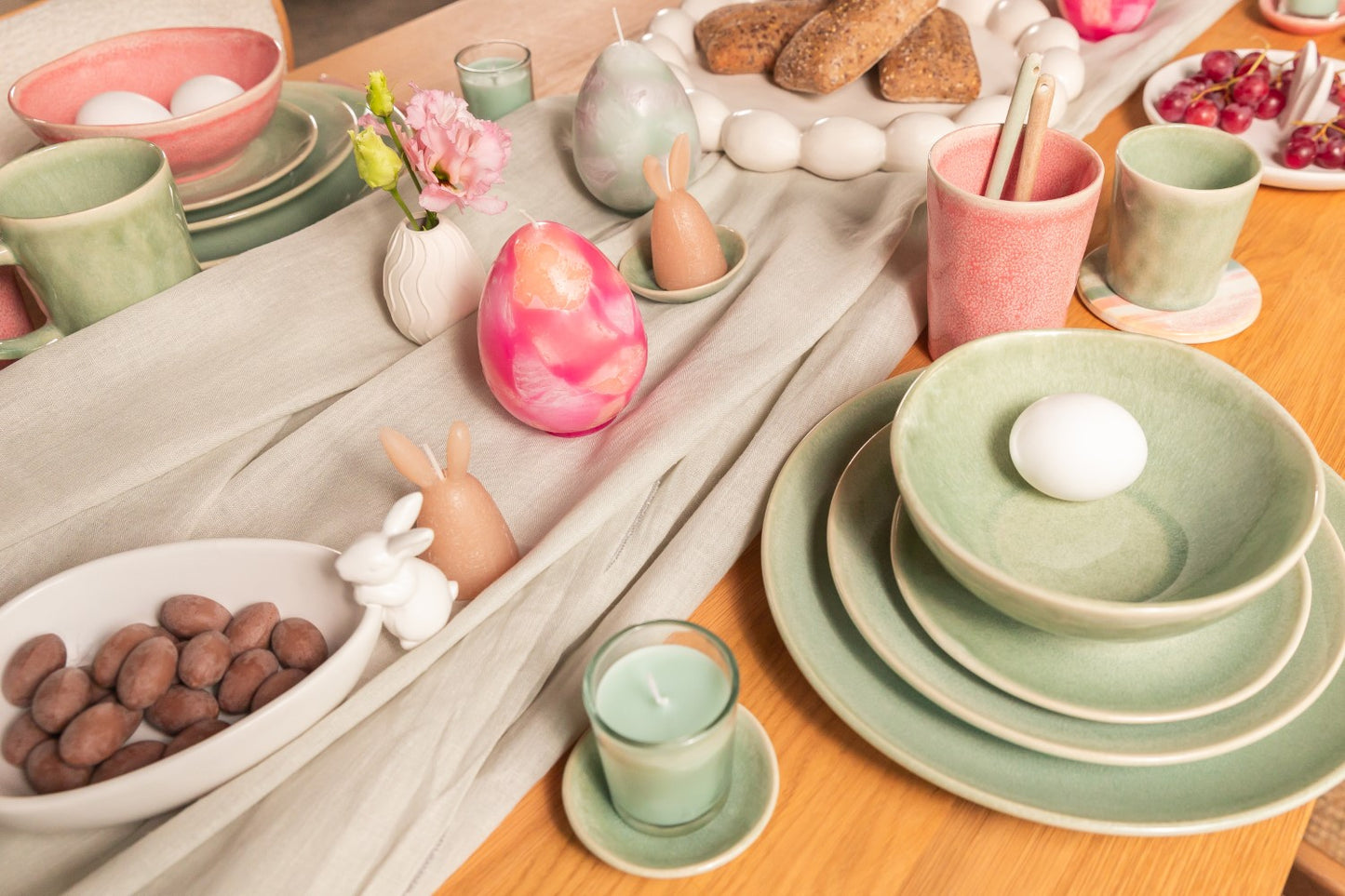 Votive Kaars L Set 4 paars