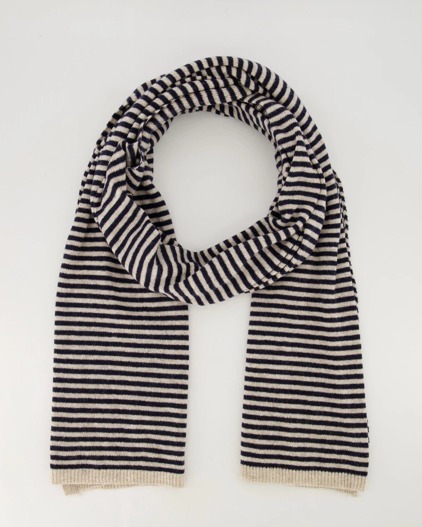 Cashemere sjaal Cassy gestreept Dark blue