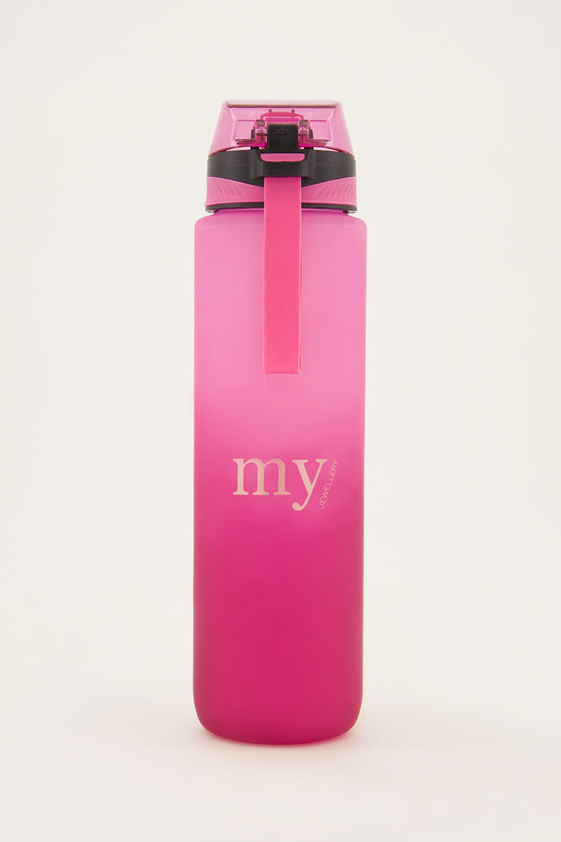 my jewellery Roze en paarse waterfles