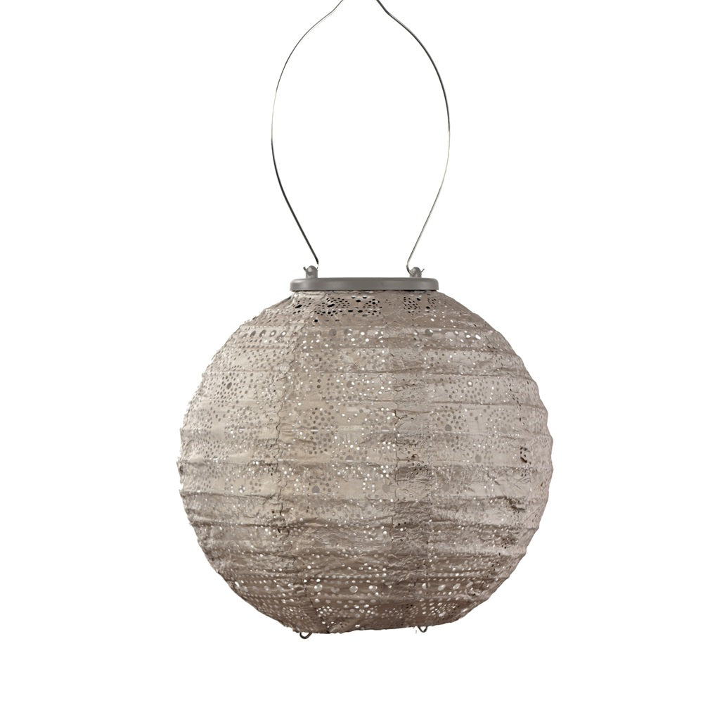 Lumiz solar lampion Round spectare light taupe Nr. 45