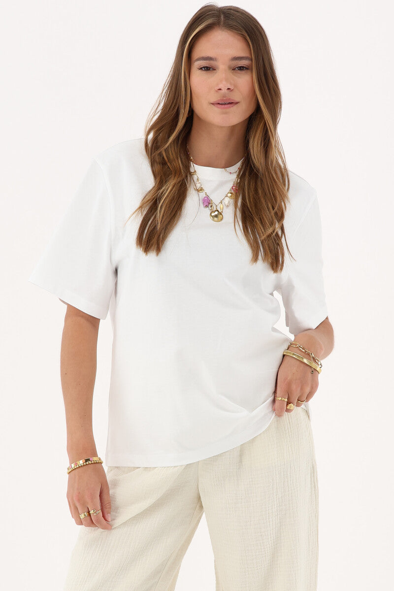 T-shirt Saveur du soleil Wit