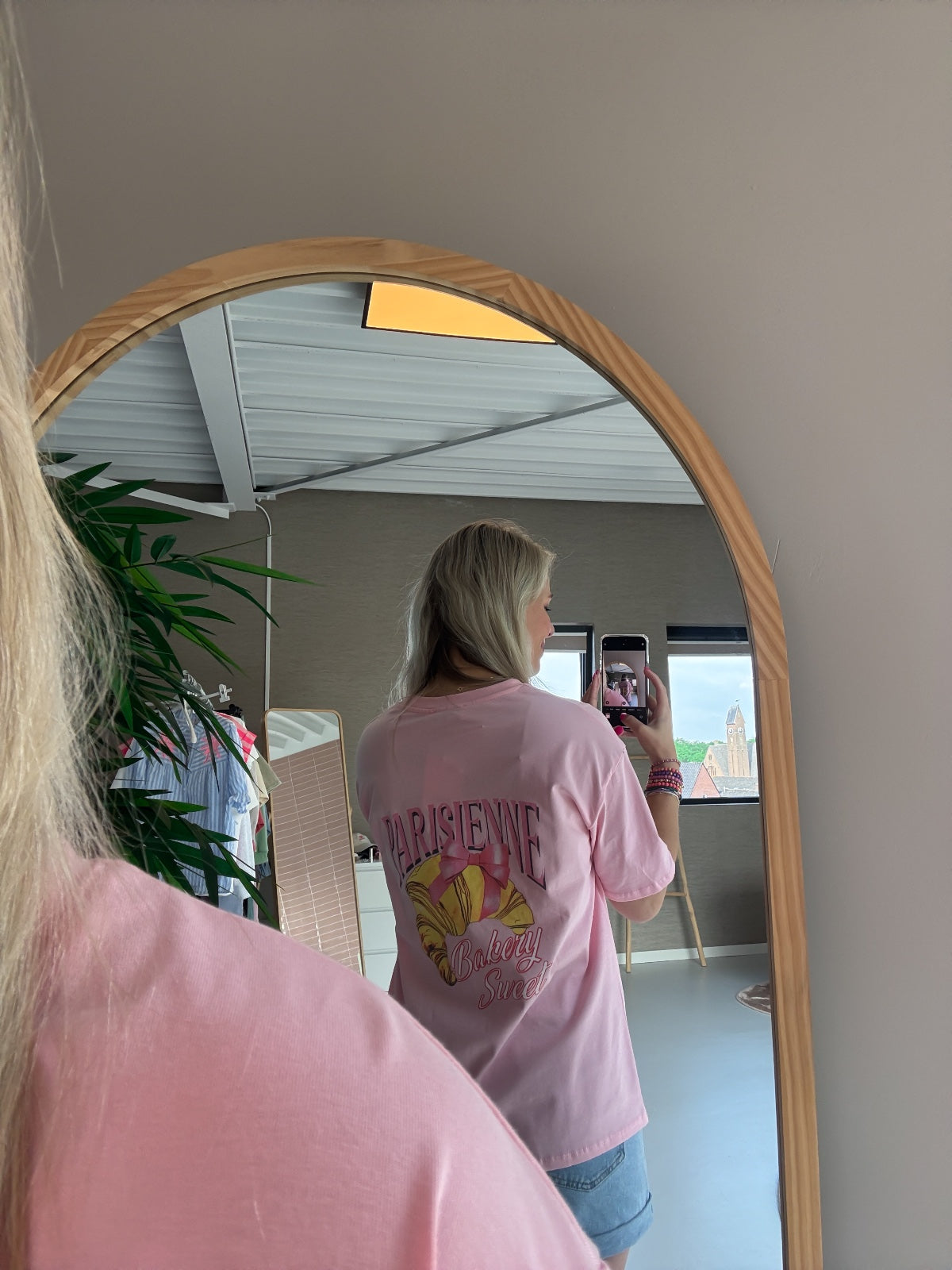 Xanne shirt Bakery Roze