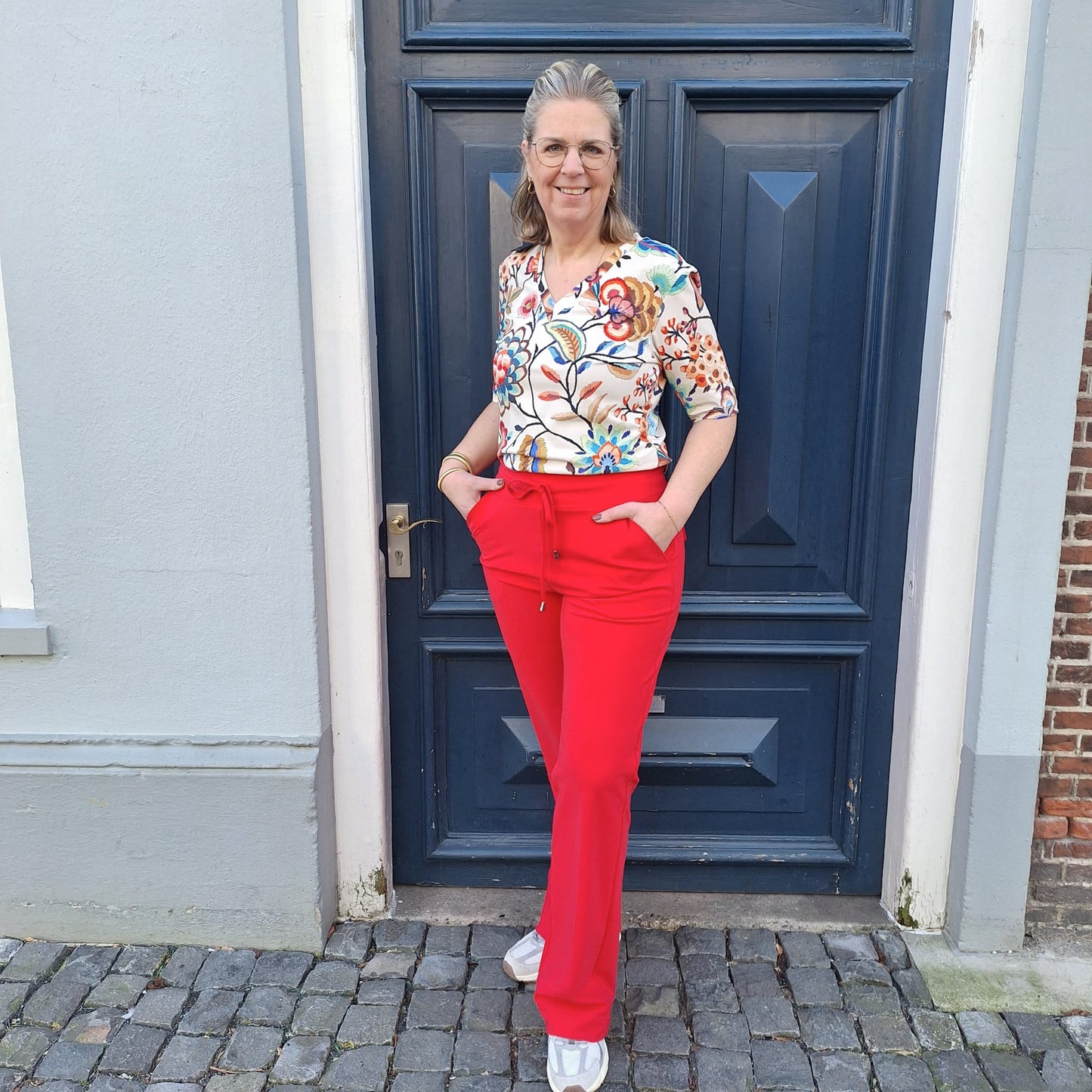 Mi piace trousers Straight  Bonded Rood