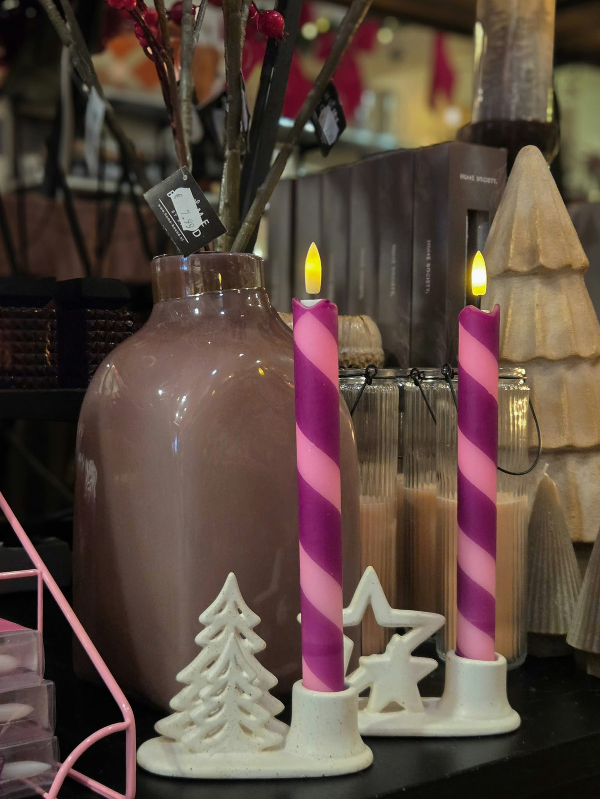 Candleholder Winter star