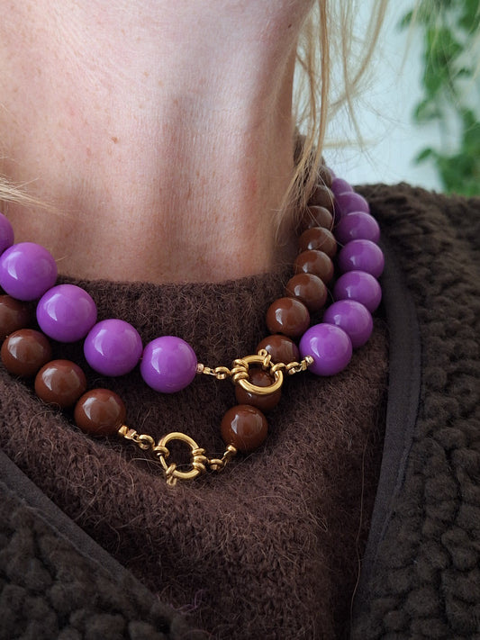 Bubble ketting Big Purple