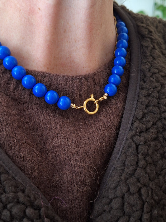 Bubble ketting Small Dark blue