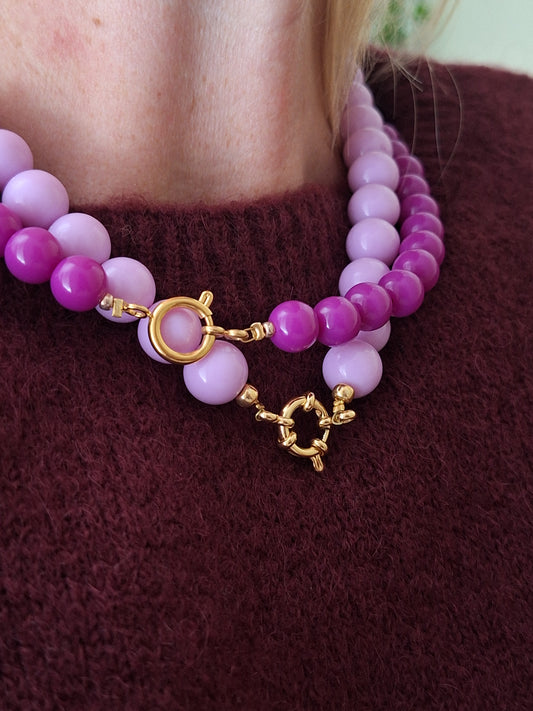 Bubble ketting Big Pastel lilac