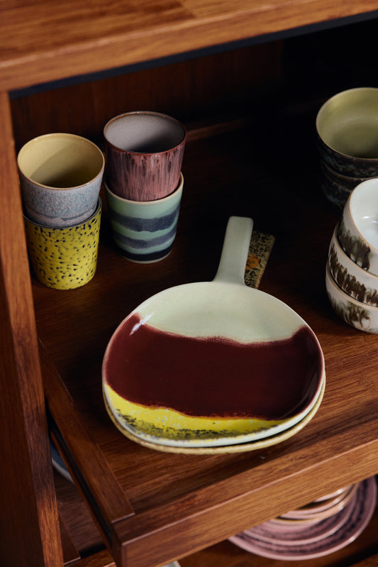 HKliving 70s ceramics: platter cherry