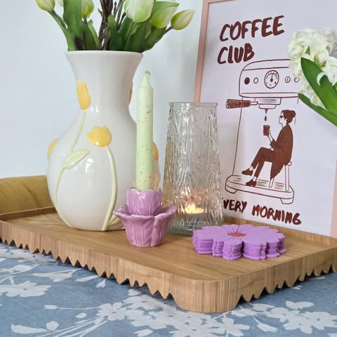 HKliving Serving tray natural, L