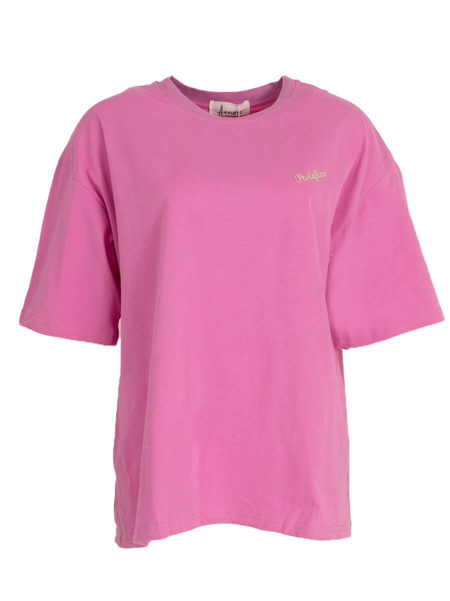 Azzurro t-shirt Roze