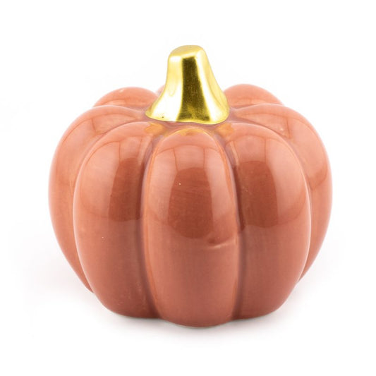 Aardewerk pompoen 7cm rood