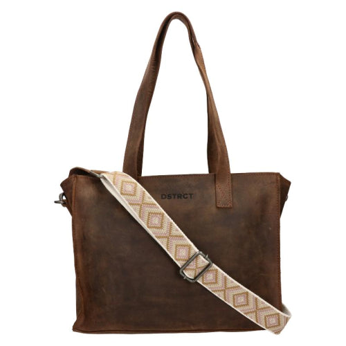 Alligator Creek Schoudertas Shopper Cognac