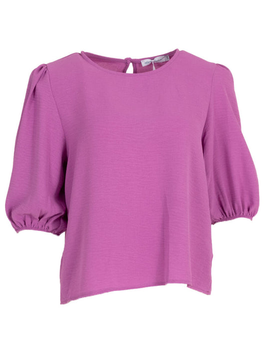Azzurro blouse knoopje Paars