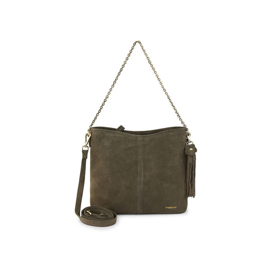 Bag2Bag suède tas Sala Groen