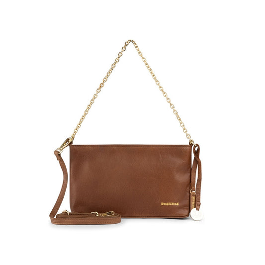 Bag2bag clutch Milan cognac