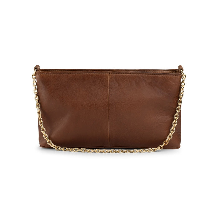 Bag2bag clutch Milan cognac