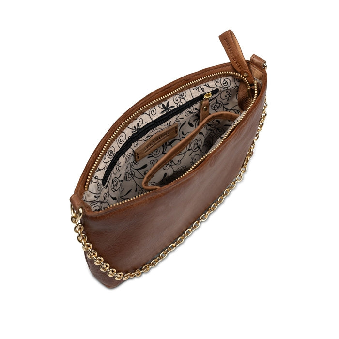 Bag2bag clutch Milan cognac