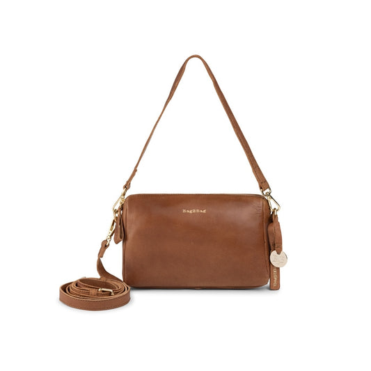 Bag2bag schoudertas Nice cognac