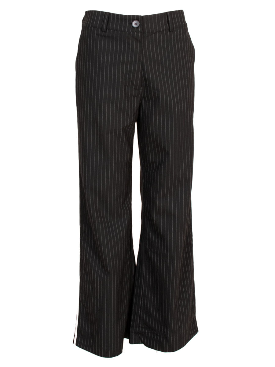 Broek met strepen Zwart