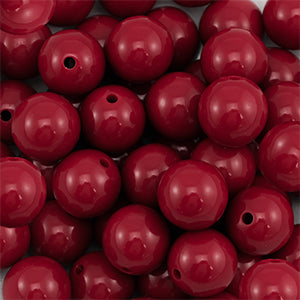 Bubble ketting Big Wine red