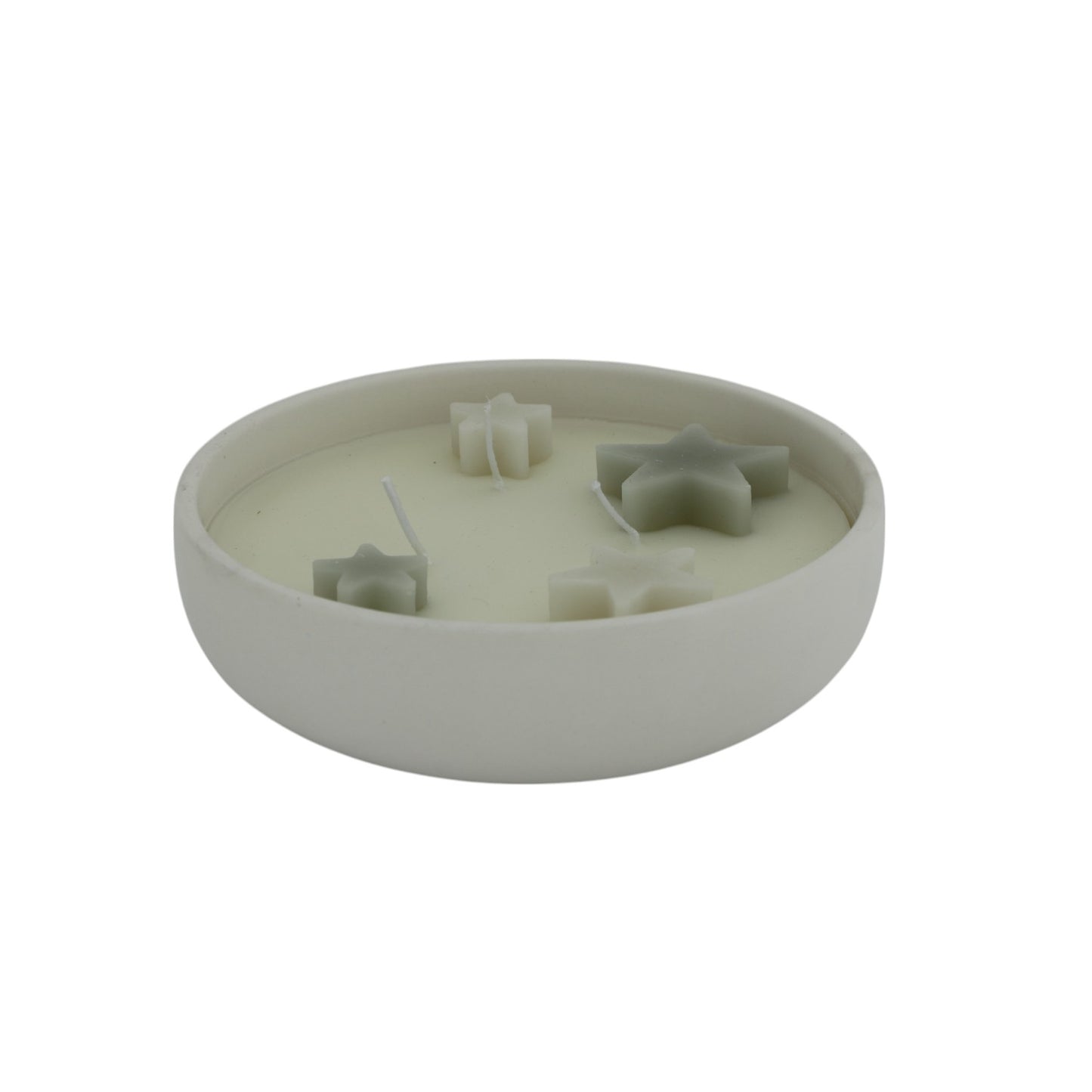 Candle Star Bowl grey