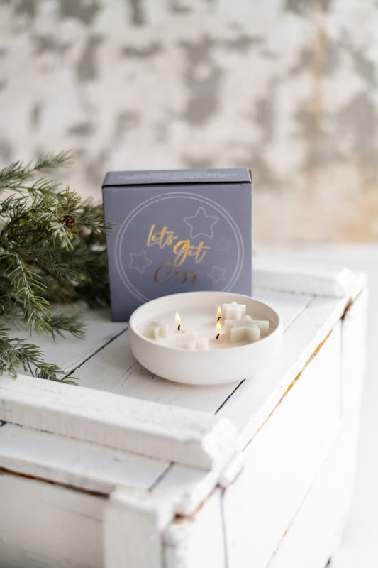 Candle Star Bowl grey