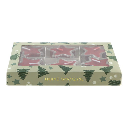 Candle Star Gift rood