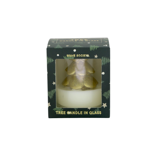 Candle Tree Xmas goud